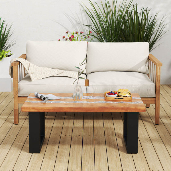 Natural  Teak Wood  Patio Table product image