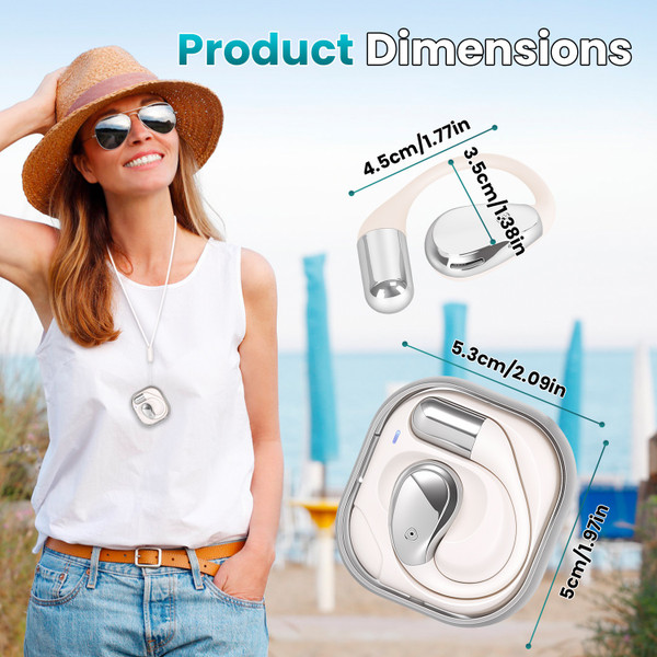 Wireless Open-Ear AI Translation Earbuds product image