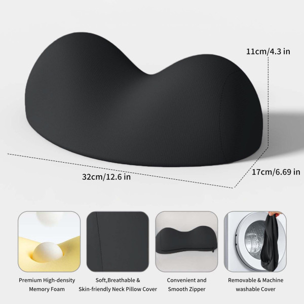 Ergonomic Cervical Memory Foam Neck Pillow product image