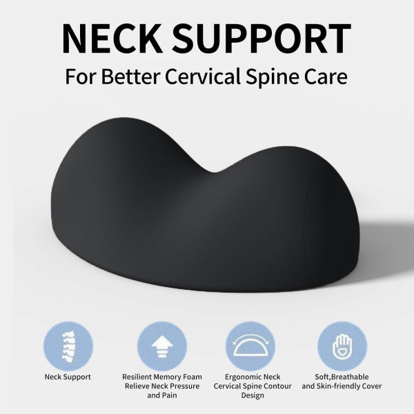 Ergonomic Cervical Memory Foam Neck Pillow product image