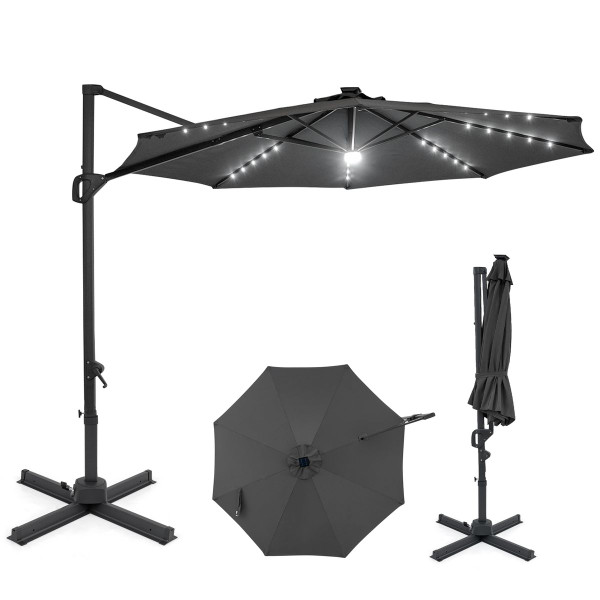 LED Cantilever Patio Umbrella  product image
