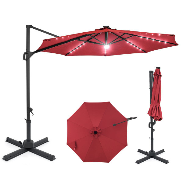 LED Cantilever Patio Umbrella  product image