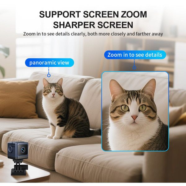 4K Hidden Security Camera,2.4GHz Wifi Mini Wireless Camera With App Control Motion Detection,for Home Office (without Card) product image