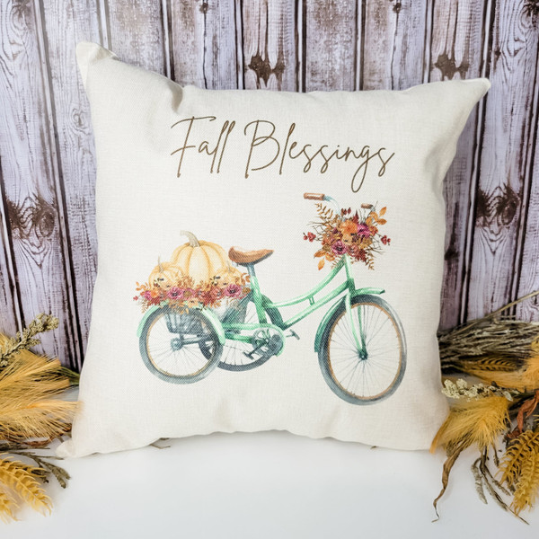 "Fall Blessings" Pillow Cover product image