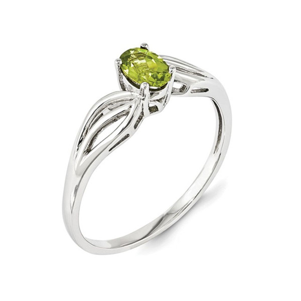1/2 Carat (ctw) Peridot Ring in Sterling Silver product image