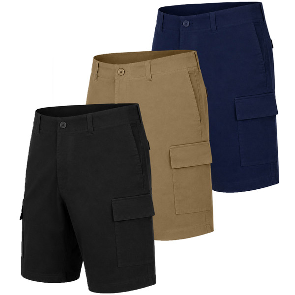 Men’s Super Stretch Cargo Shorts (3-Pack) product image