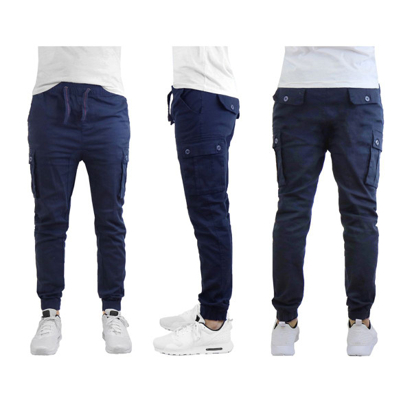 Men's Stretch Fit Cotton Cargo Joggers product image