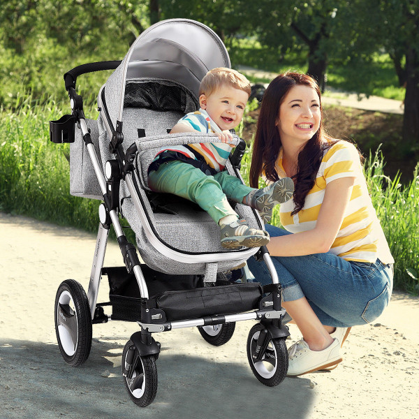 Folding Infant Baby Stroller with Adjustable Canopy product image