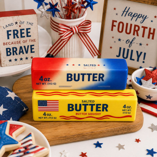 USA Butter Squishy Toy (2-Pack) product image