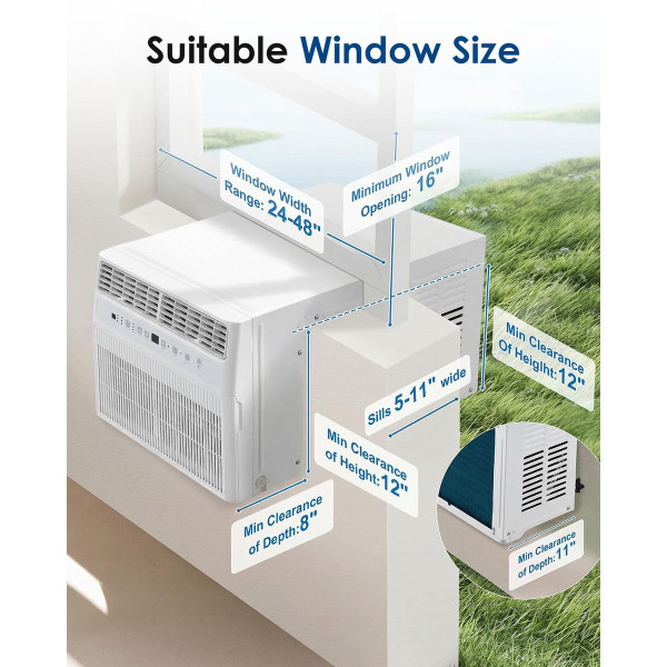 U-Shaped Window Air Conditioner product image