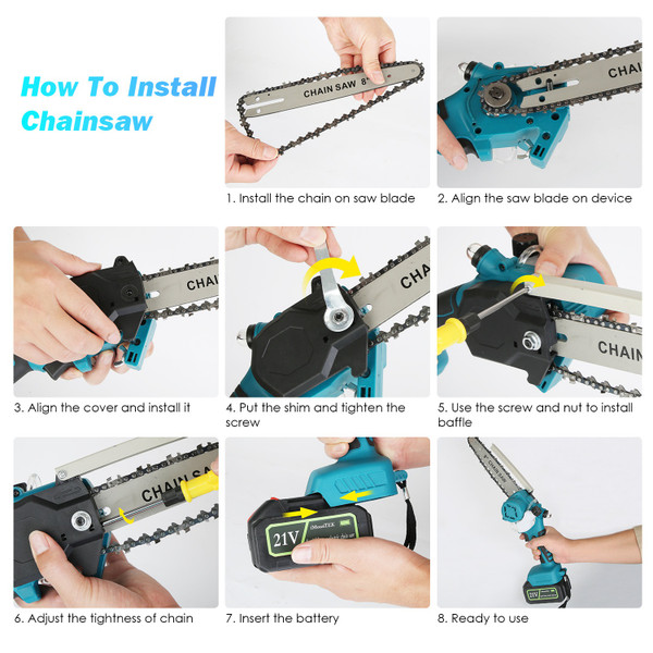 2-in-1 Cordless Pole Saw & Chainsaw product image