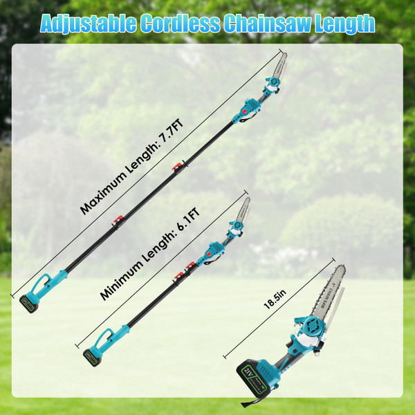 2-in-1 Cordless Pole Saw & Chainsaw product image