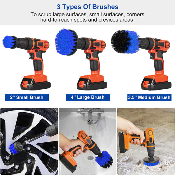 Drill Brush Attachments (3 Piece Set) product image