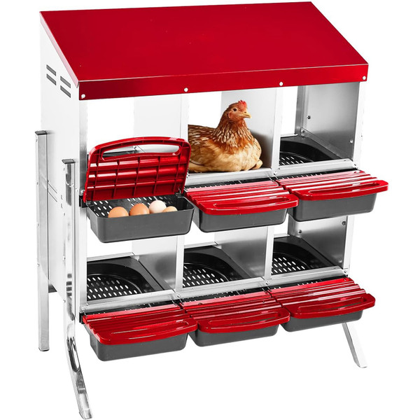 6 Compartment Metal Nesting Box product image