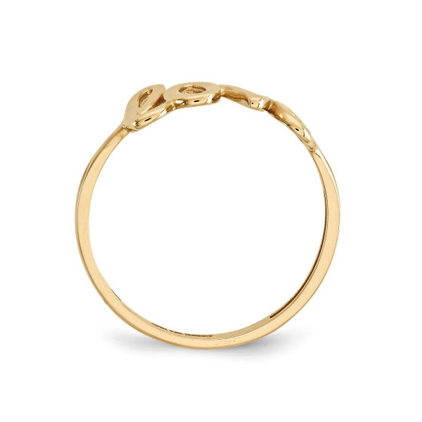 Ladies 14K Yellow Gold Polished Love Ring (Size 7) product image