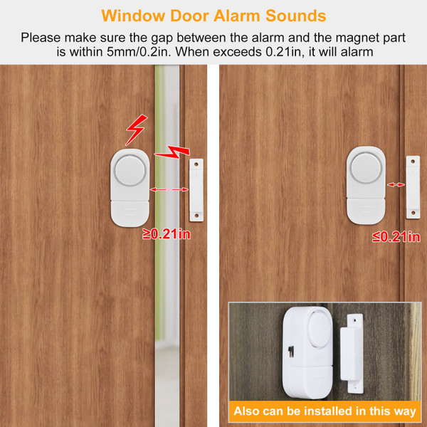 Wireless Magnetic Door and Window Alarm (2-Pack) product image