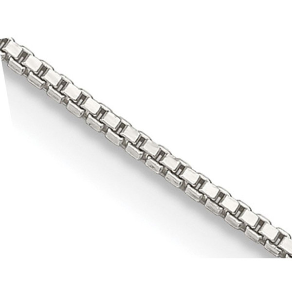 20" Box Chain Necklace in Sterling Silver (0.9mm) product image