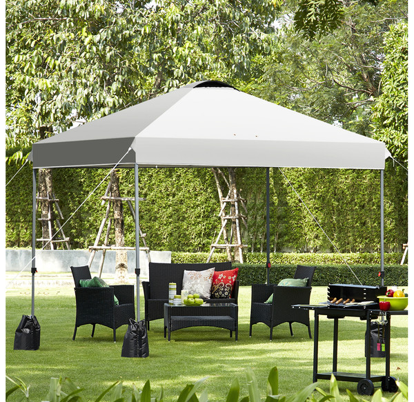 Pop Up 10' x 10' Canopy with Rolling Carry Bag and Sandbags product image