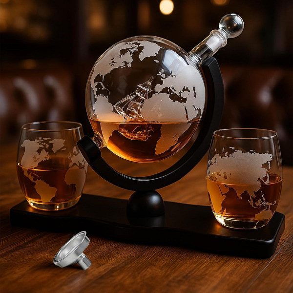 Whiskey Decanter Globe Set  product image
