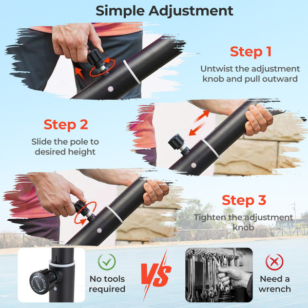 All-Terrain Adjustable Basketball Hoop product image