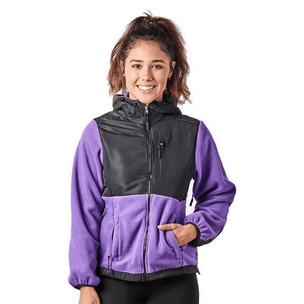 Women’s Two-Tone Full-Zip Fleece Jacket product image
