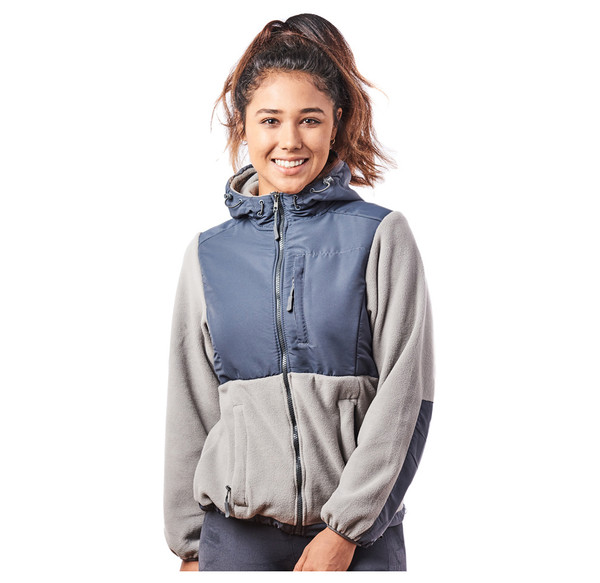 Women’s Two-Tone Full-Zip Fleece Jacket product image