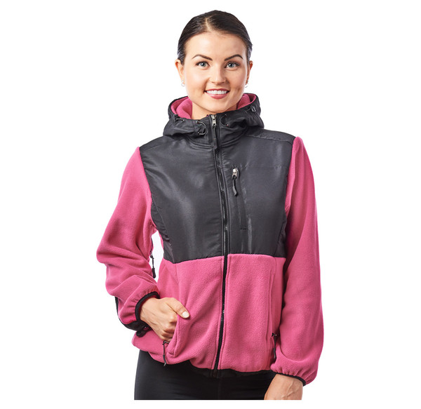 Women’s Two-Tone Full-Zip Fleece Jacket product image