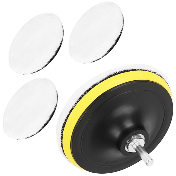 Car Polishing & Buffing Pad Set for Drill (5-Pieces) product image