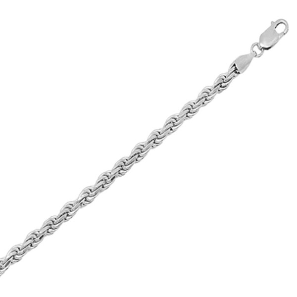 Italian Diamond-Cut Silver-Filled High-Polish Rope Chain product image