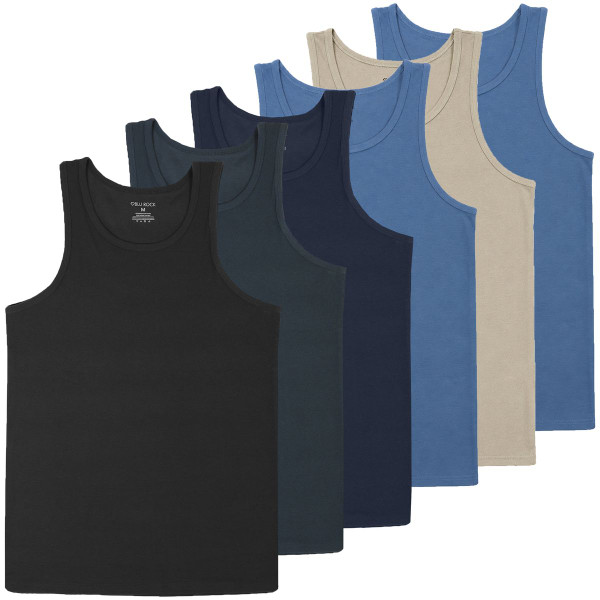 Men's Micro Waffle Knit Heavyweight Tank Top (6-Pack) product image
