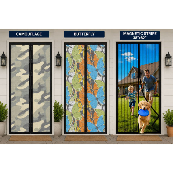 Magnetic Mesh Screen Door product image
