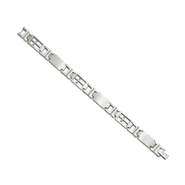 Men's Stainless Steel Cross Bracelet (8.25") product image