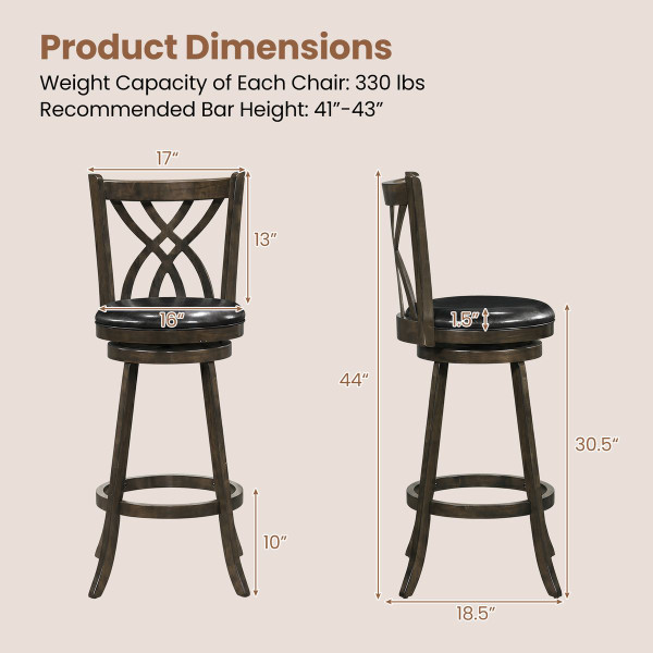 Swivel Bar Stools (Set of 2 or 4) product image