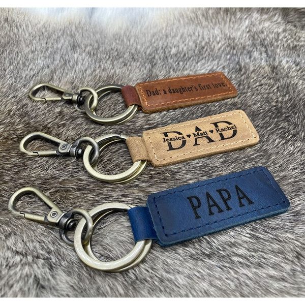 Personalized Dad Keychain product image