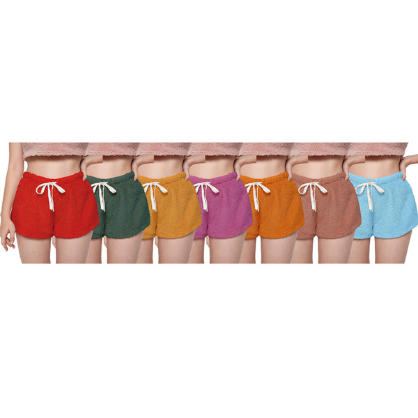 Women's Plush Solid Pajama Shorts (3-Pairs) product image