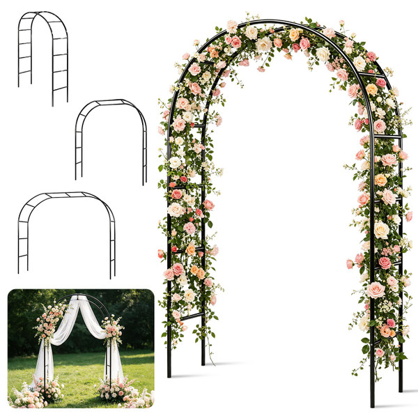 Adjustable Metal Garden Arch (1- or 2-Pack) product image
