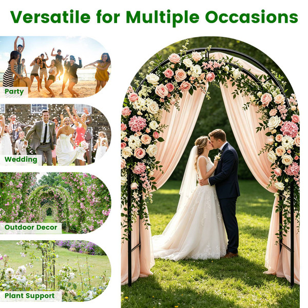 Adjustable Metal Garden Arch (1- or 2-Pack) product image
