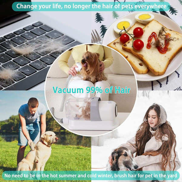 Dog Grooming Clippers and 2.3L Vacuum product image