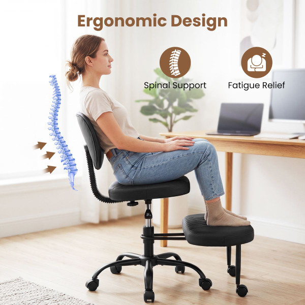 Ergonomic Cross Legged Office Chair product image