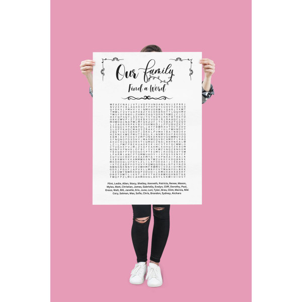 Personalized Family or Group Word Search Print (15-Pack) product image
