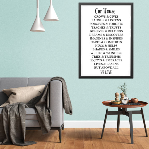 "Our House" Wall Art Print product image