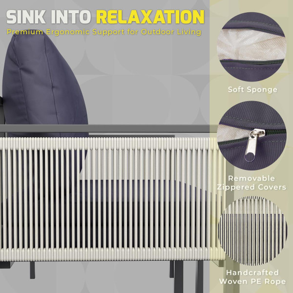 Outdoor Sectional Patio Set (4-Pieces) product image