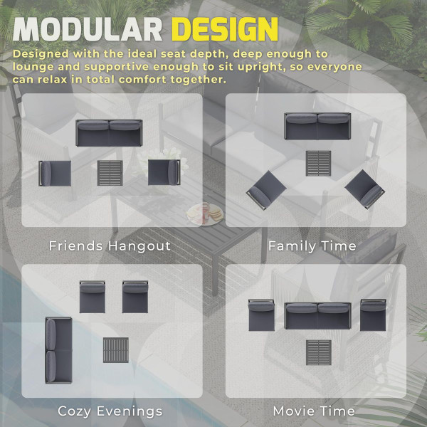 Outdoor Sectional Patio Set (4-Pieces) product image