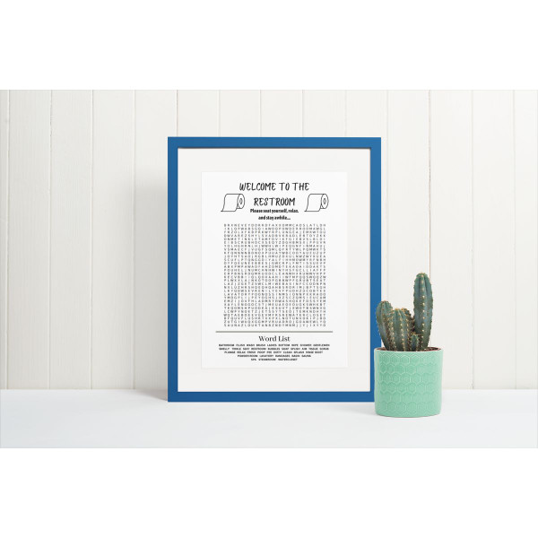 'Welcome to the Restroom' Art Print product image