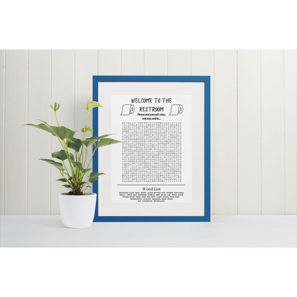 'Welcome to the Restroom' Art Print product image