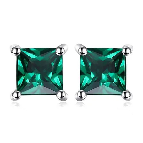 2.00CTTW Square Crystal Stud Earrings product image