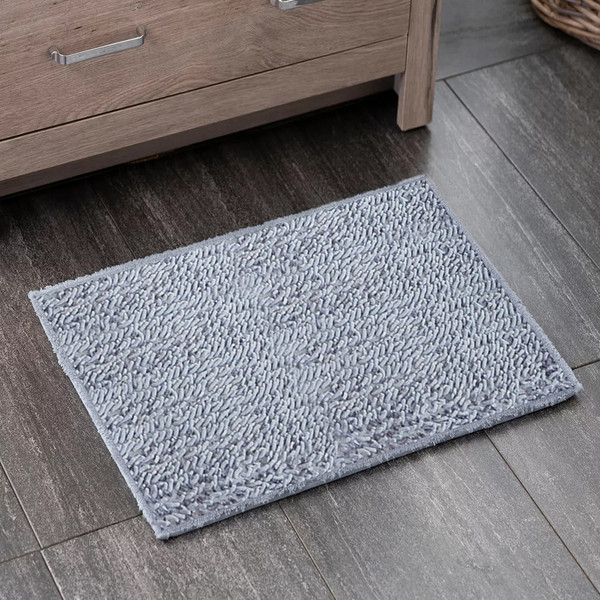 Non-Slip Thick and Soft Absorbent Chenille Bath Mat product image