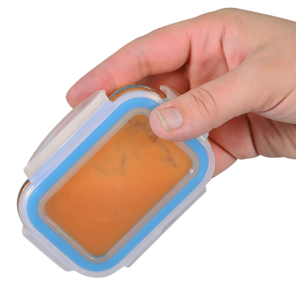 Elacra® 4-Ounce BPA-Free Glass Baby Food Locking Storage Containers (6-Pack) product image