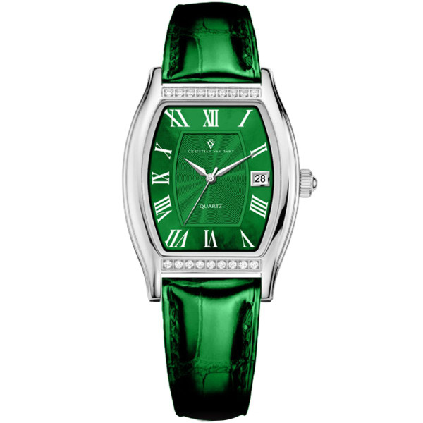 Christian Van Sant Women's Gemma Green Dial Watch product image