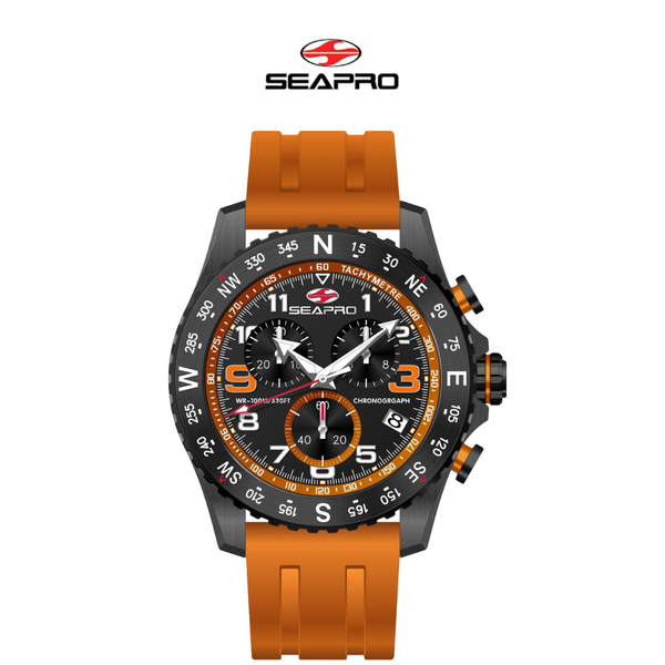 Seapro Men's Gallantry Black Dial Watch product image